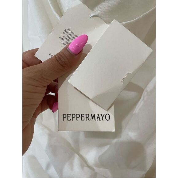 New with tags Peppermayo Linen Mini Dress size 8 - Picture 8 of 12